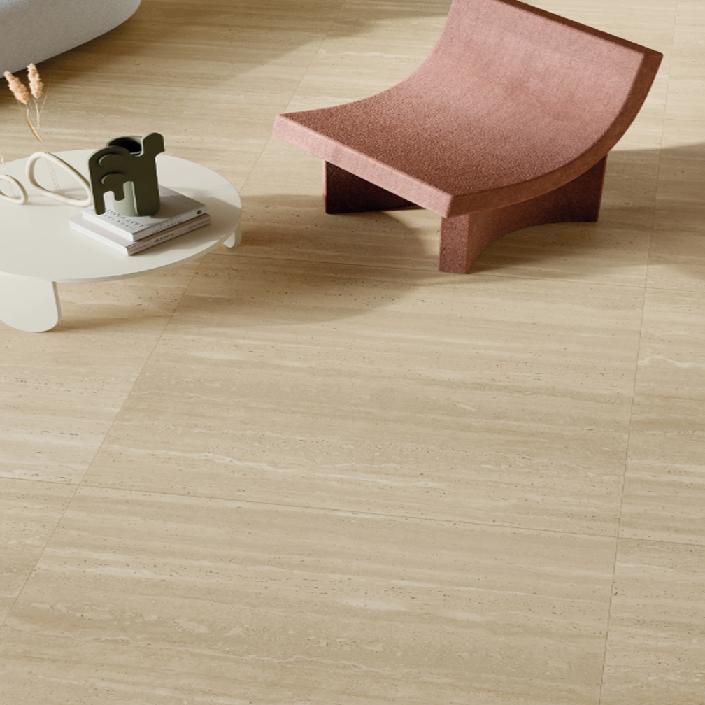Sensi Roma Cream Satin Field 48"x48"