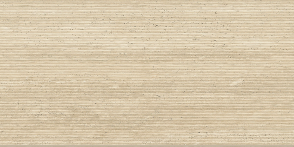 Sensi Roma Cream Satin Wave Deco 24" X 48"
