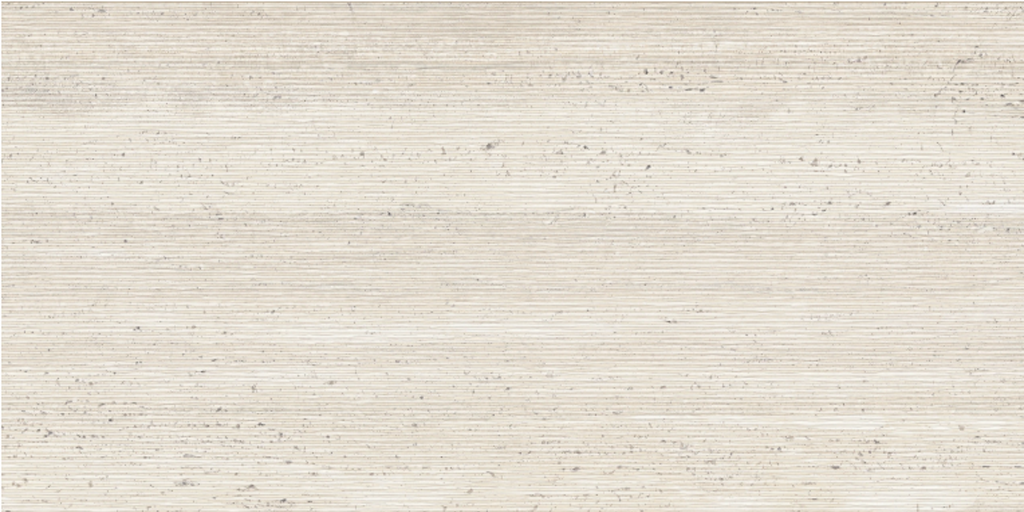 Sensi Roma Ivory Satin Wave Deco 24" X 48"