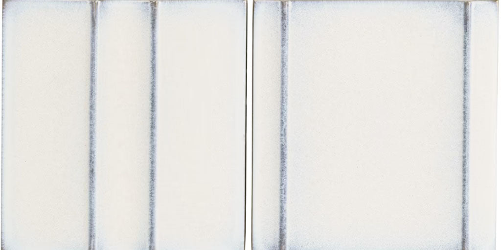 Kinro Snow White 6" x 6" 3D Polished Patterns Square