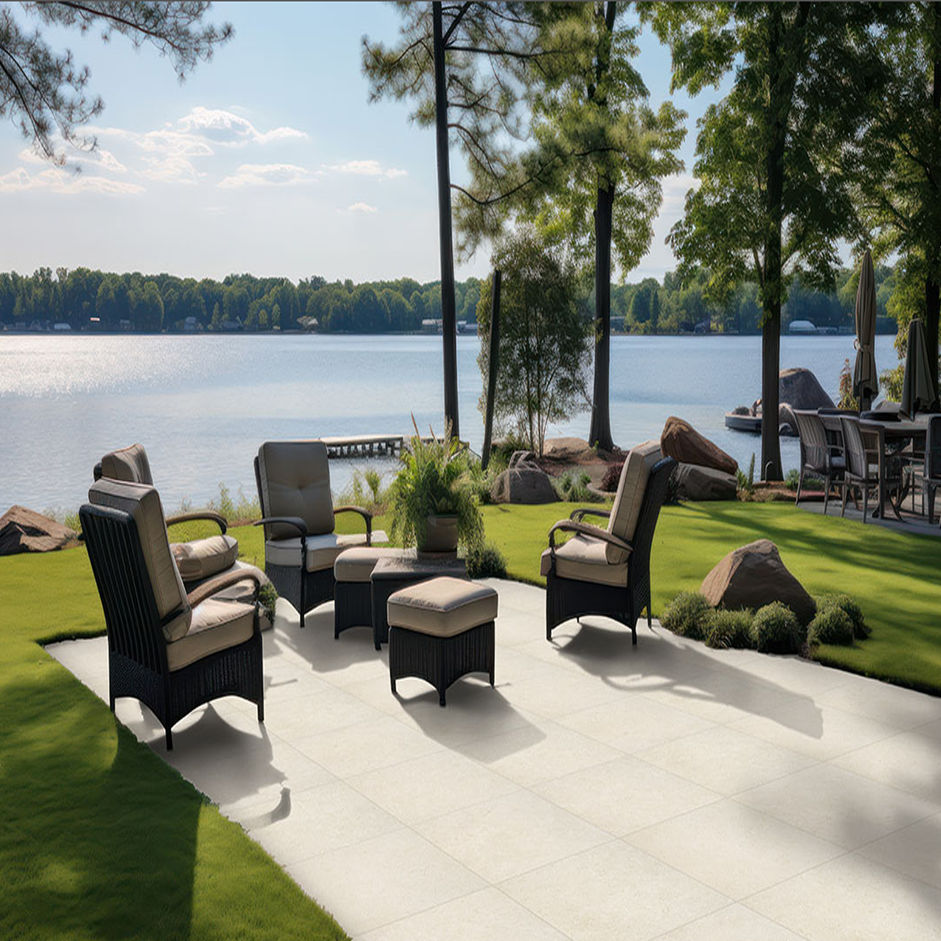 Arterra Paver LivingStyle Pearl Matte 24"X 24"x 2CM