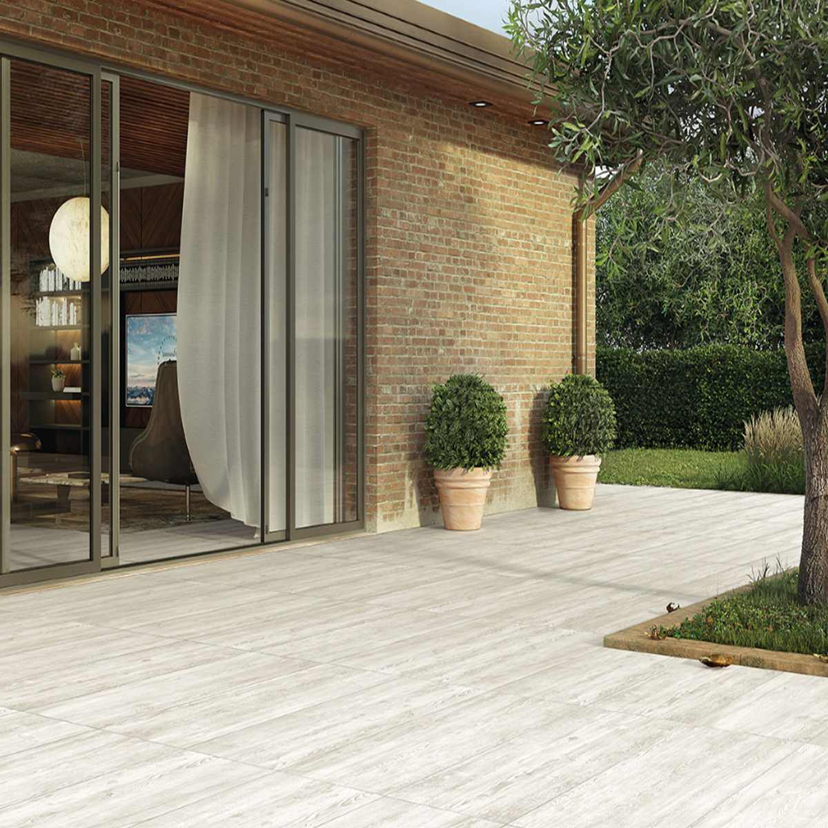 Arterra Paver Caldera Blanca Matte 16"X 47"x 2CM