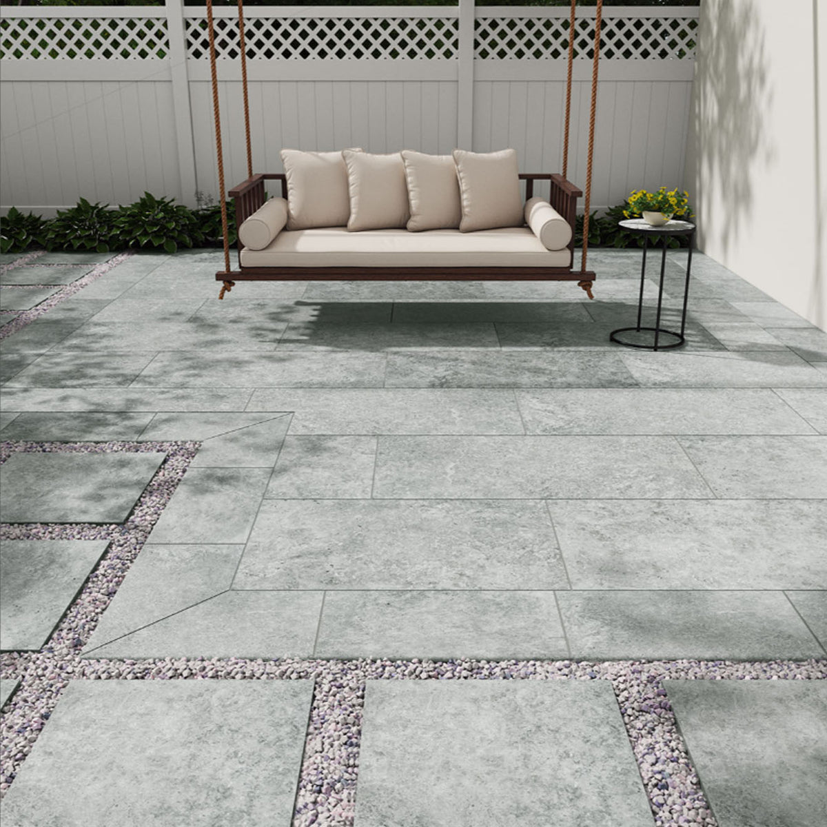 Arterra Paver Legions Lunar Silver Matte 24"X24"X2CM