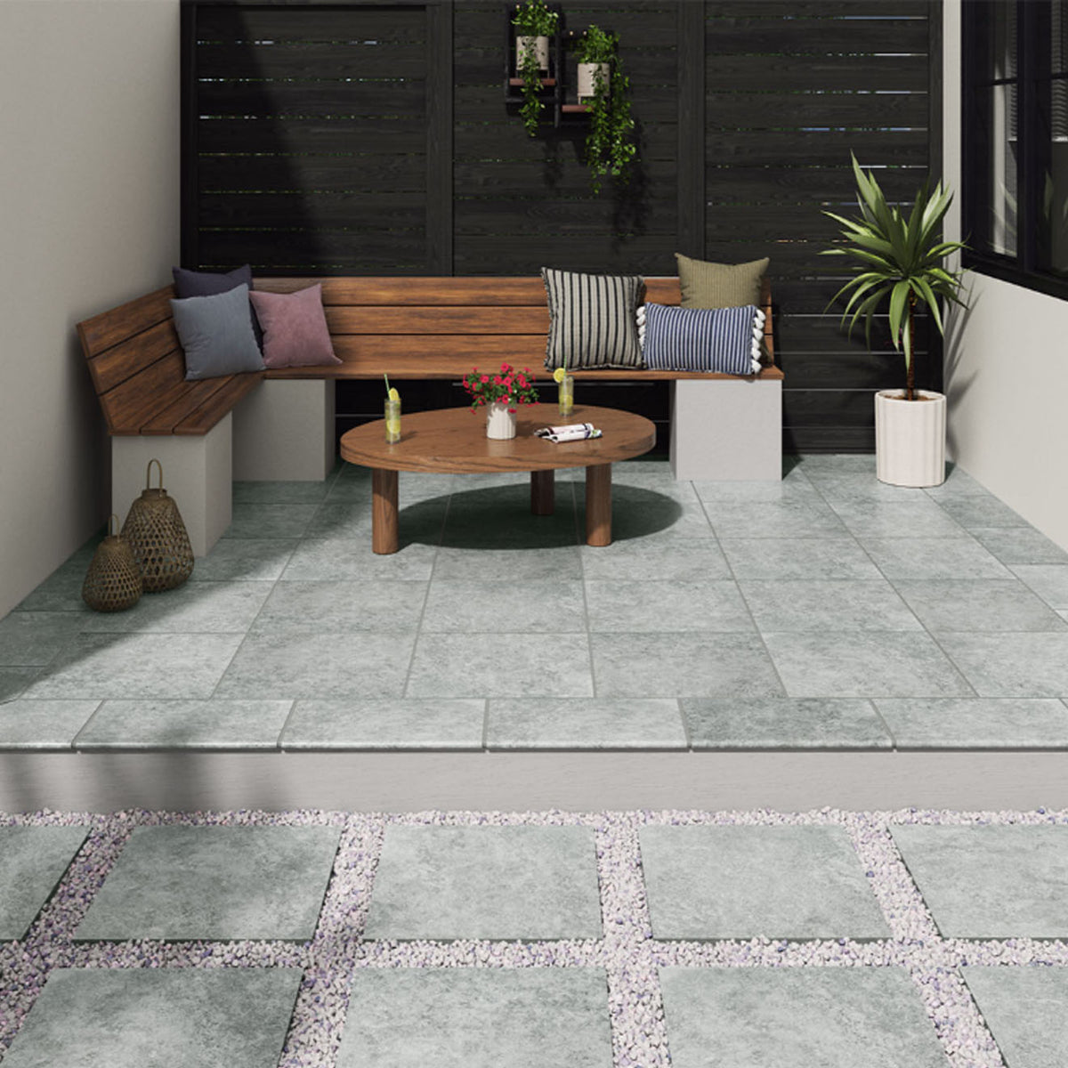 Arterra Paver Legions Lunar Silver Matte 24"X24"X2CM
