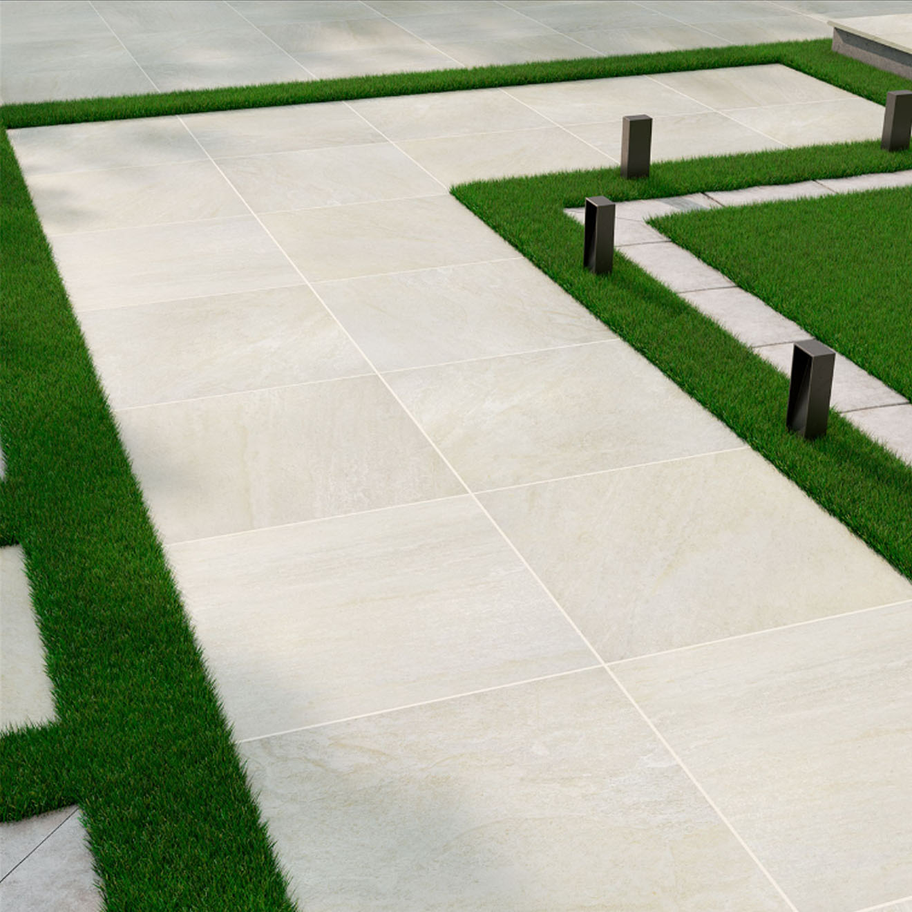 Arterra Paver Legions Quartz White Matte 24"X24"X2CM