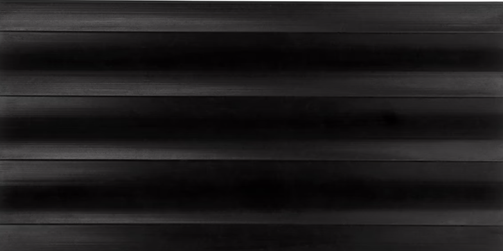 Black Jade Stonework 12"x24" Fluted 3D Honed
