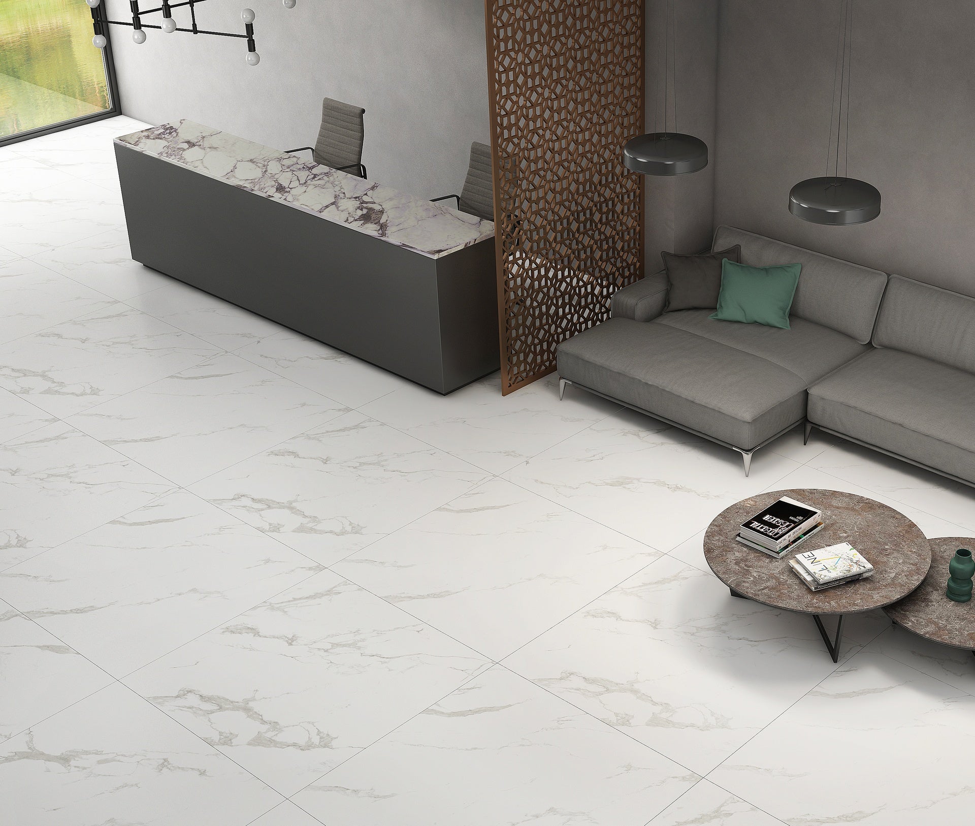 Marble Carrara Matte 48"x48"