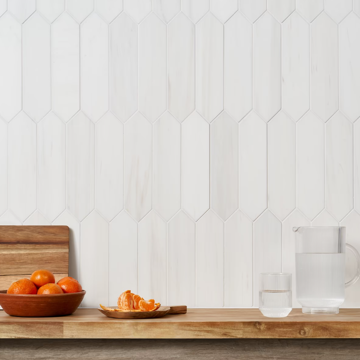Bianco Dolomite White 3" x 12" Picket Premium