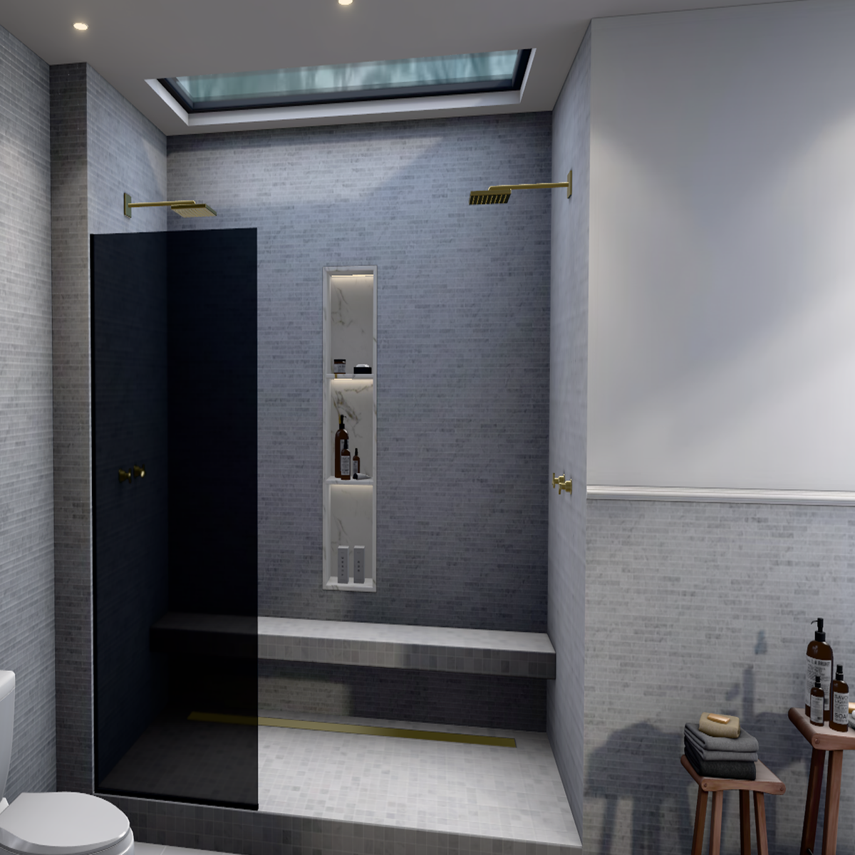 Carrara 3/4" X 4" Big Brick Pattern Mosaic Polished