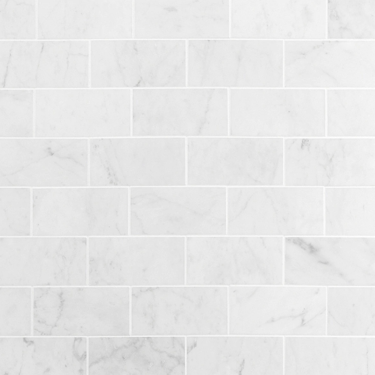 Carrara White 4x12 Subway Tile Polished