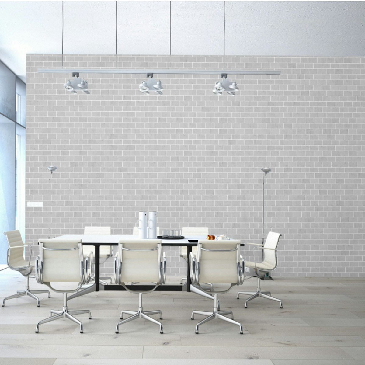 Carrara White 4x12 Subway Tile Polished