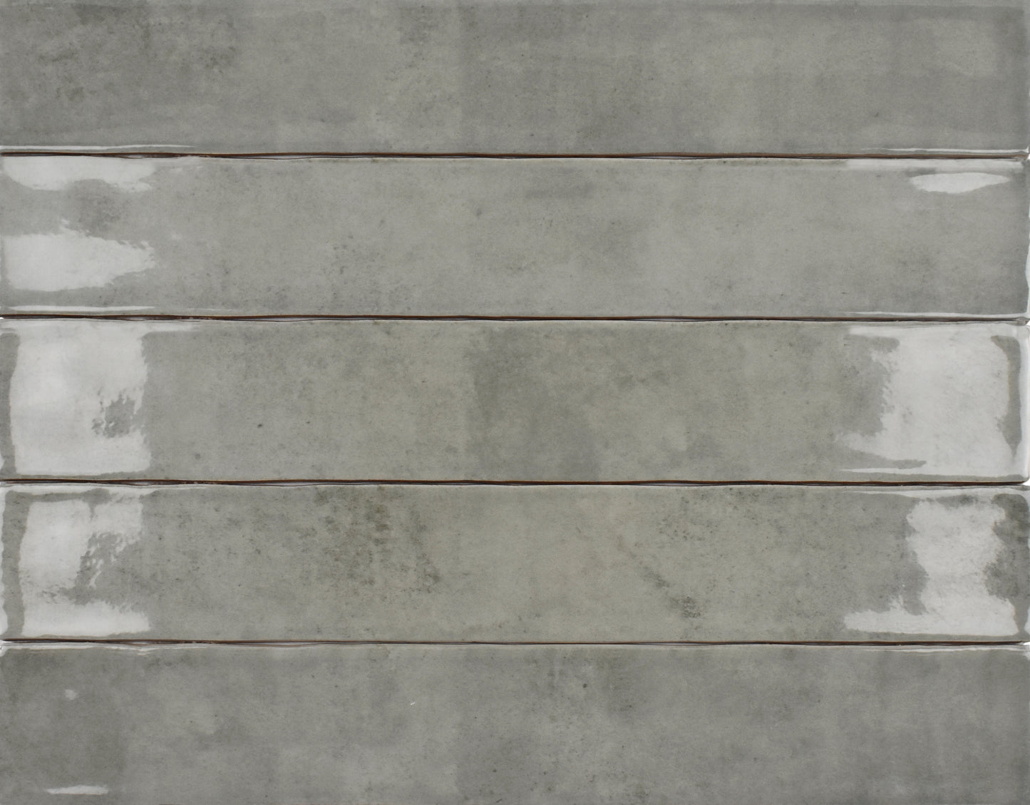 Zellige Ceramic Tender Gray 2" x 16" Polished
