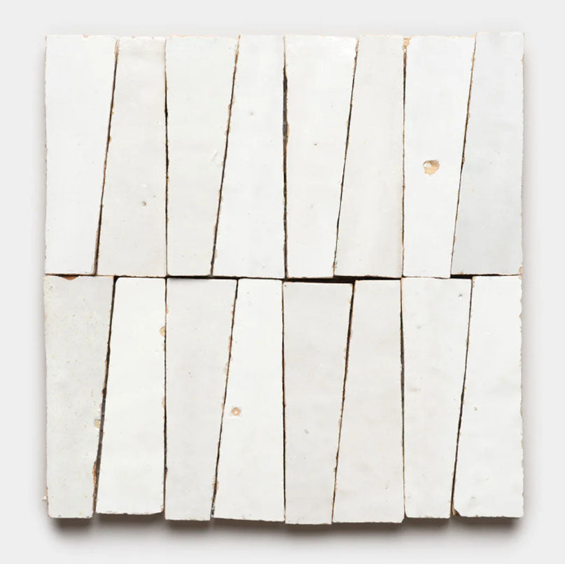 Chalk White 2" X 6" X 3/4" Glazed