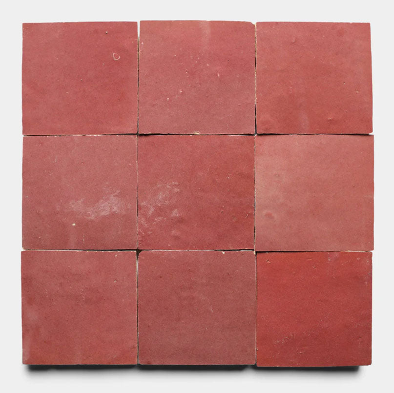 Vintage Coral 2" X 6" X 3/4" Glazed