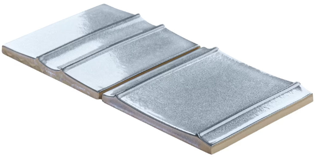 Kinro River Blue  6" x 6" 3D  Polished Patterns Square