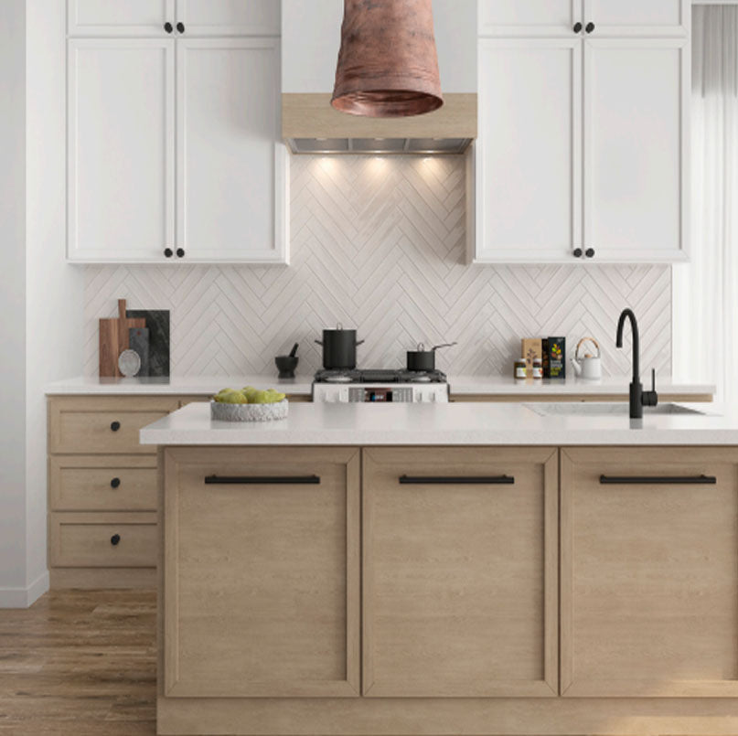 Zellige Ceramic White 2" x 16" Polished