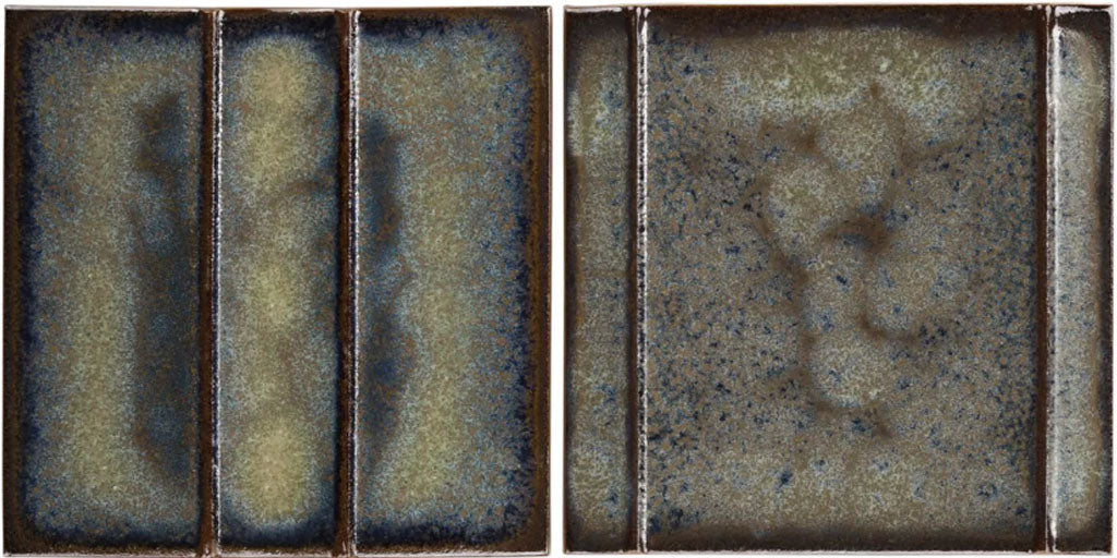 Kinro Garden Green  6" x 6" 3D  Metallic Matte Patterns Square