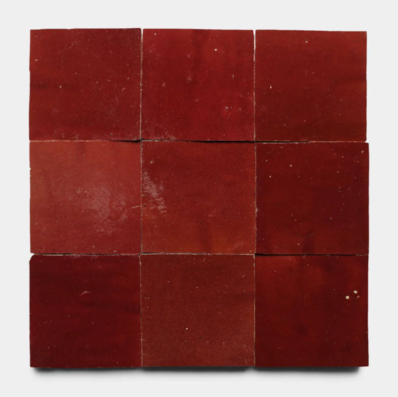 Deep Terracotta 2" X 6" X 3/4" Glazed