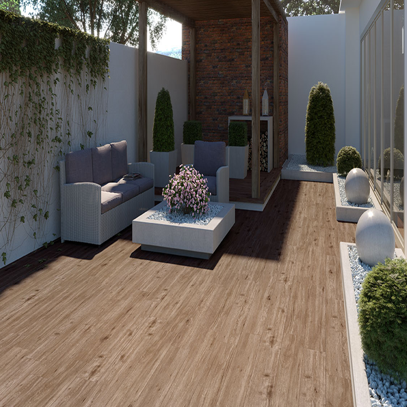 Arterra Paver Fauna Matte 8"X47"X2CM