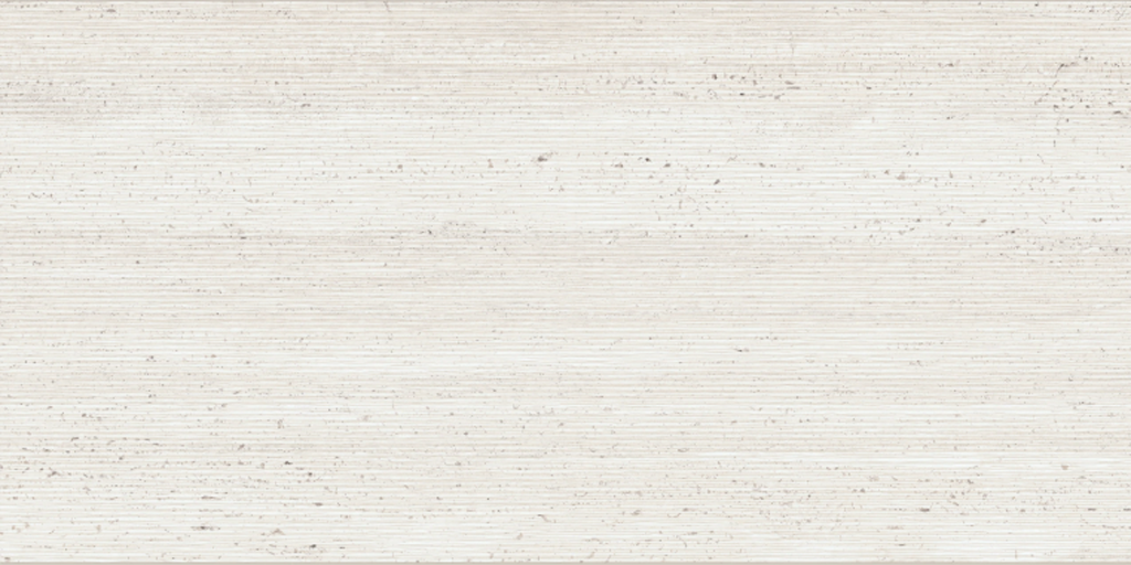 Sensi Roma White  Satin  Wave Deco 24" X 48"