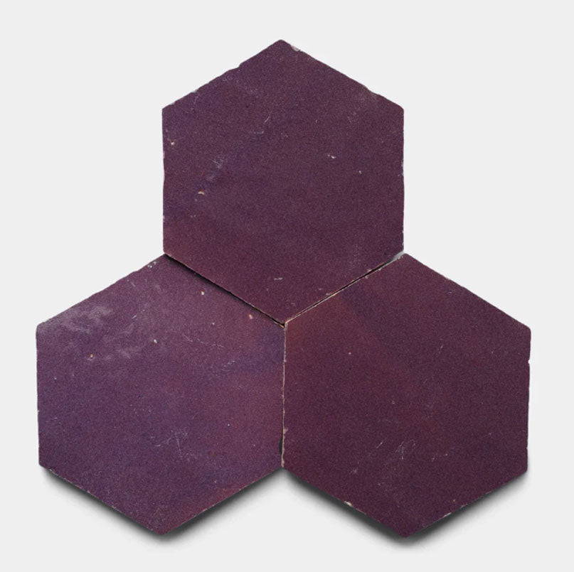 Smoked Aubergine 2" X 2" X 3/4" Glazed