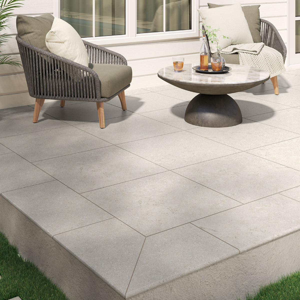 Arterra Paver LivingStyle Pearl Matte 24"X 24"x 2CM