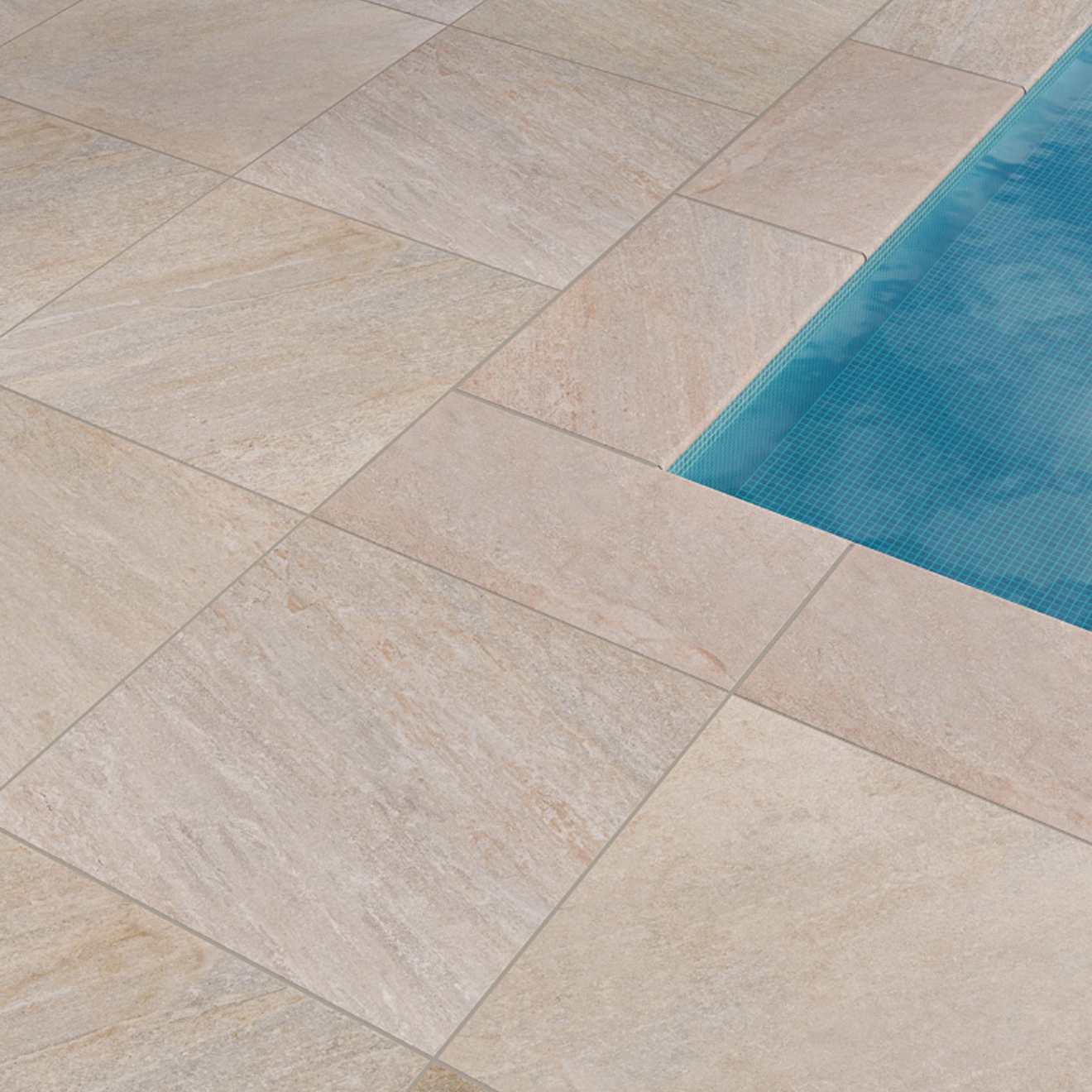 Arterra Paver Quartz Beige Matte 24"X 24"x 2CM