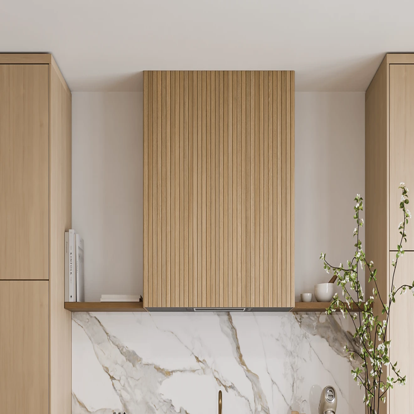 Strata Brandy Ribbed Matte 3D Deco 24" X 48"