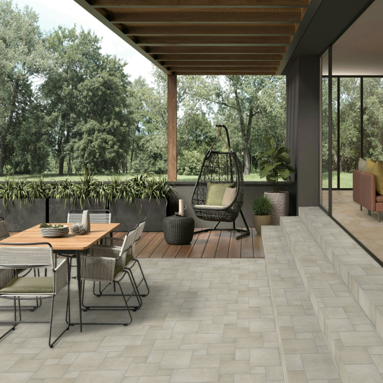 Arterra Paver Tierra Ivory Matte 24"X 24"x 2CM