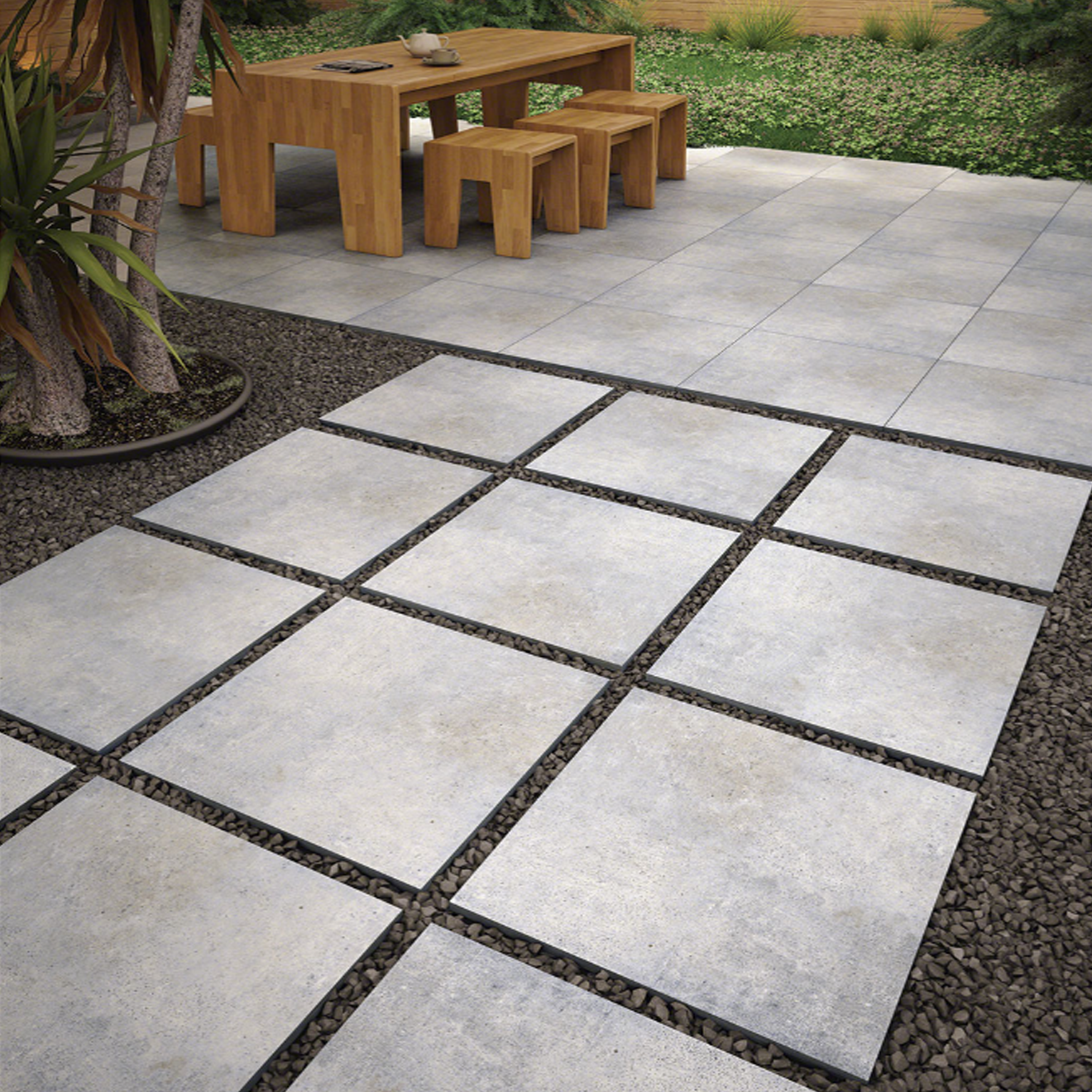 Arterra Paver Beton Grey Matte 24"X 24"x 2CM