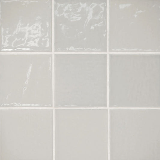 Marin  Glazed Pebble Gray 4" x 4"