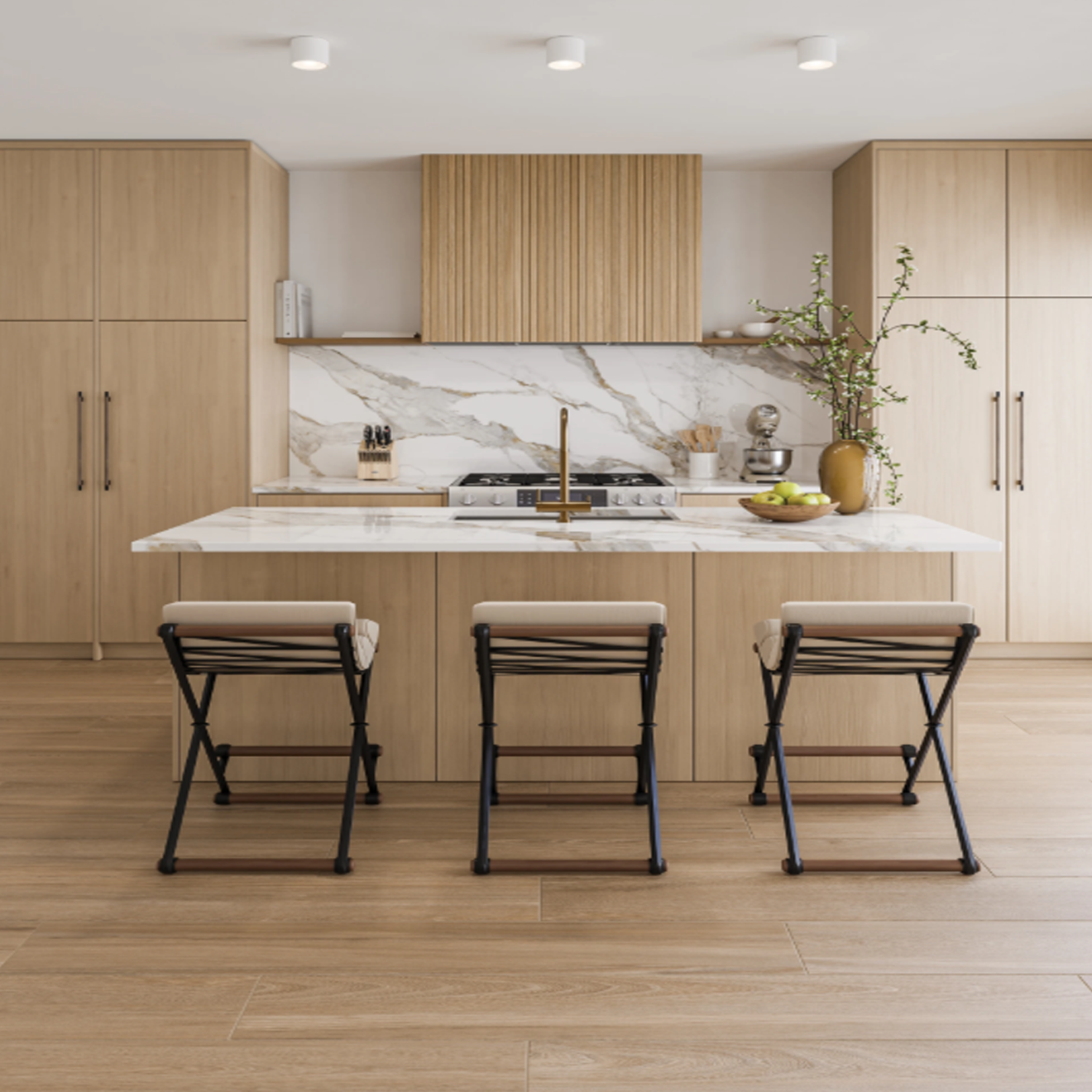 Strata Brandy Matte  Field 8" x 48"