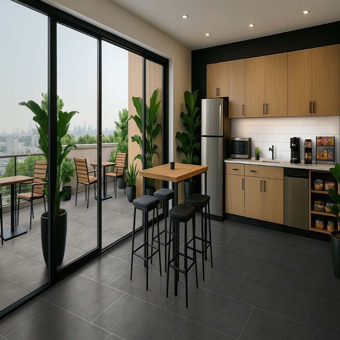 Arterra Paver Cementique Graphite Matte 24"X24"X2CM