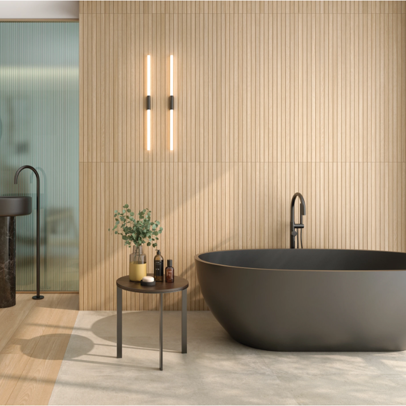Strata Haya Ribbed Matte 3D Deco  24" X 48"