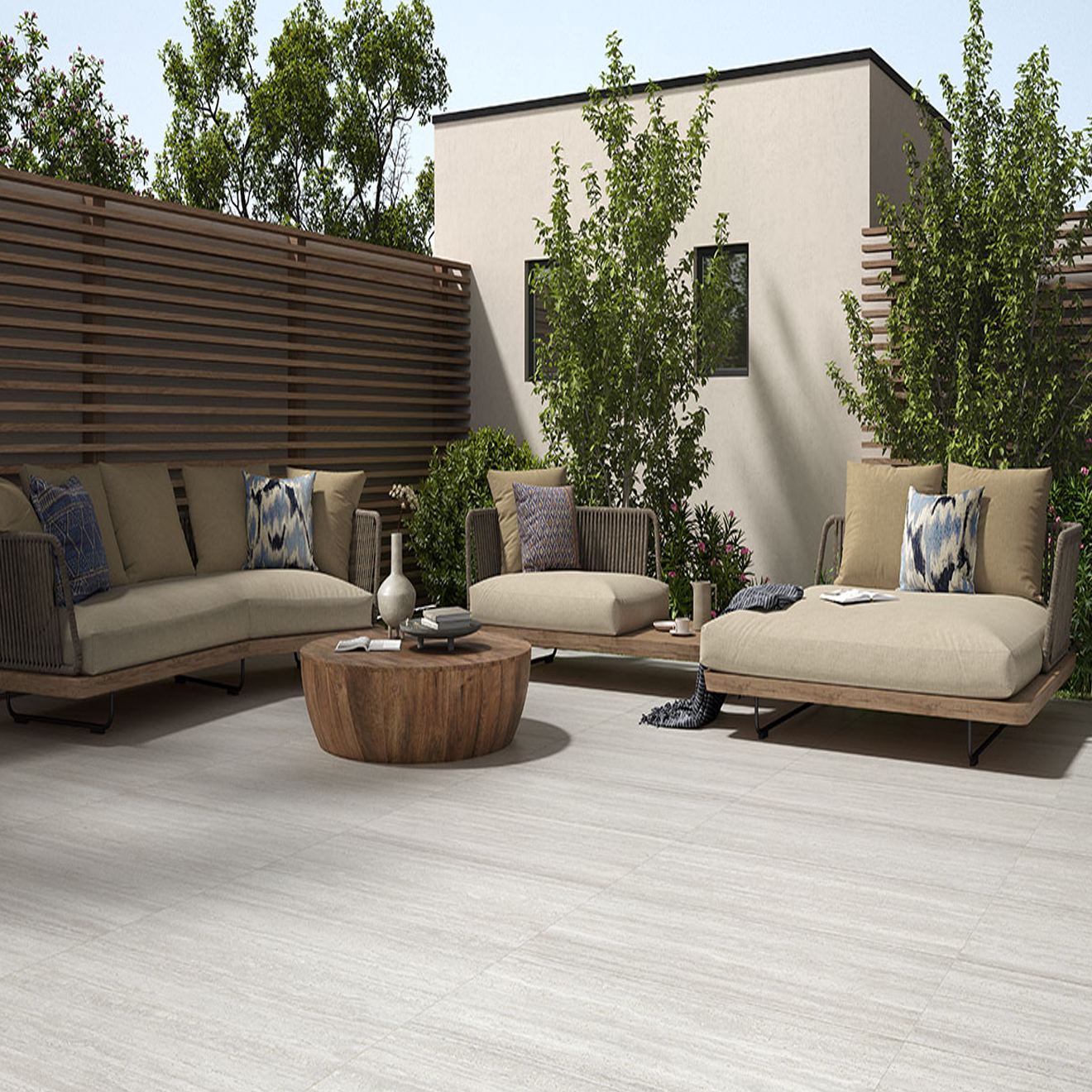 Arterra Paver Cordova LaBlanca Matte 24"X48"X2CM