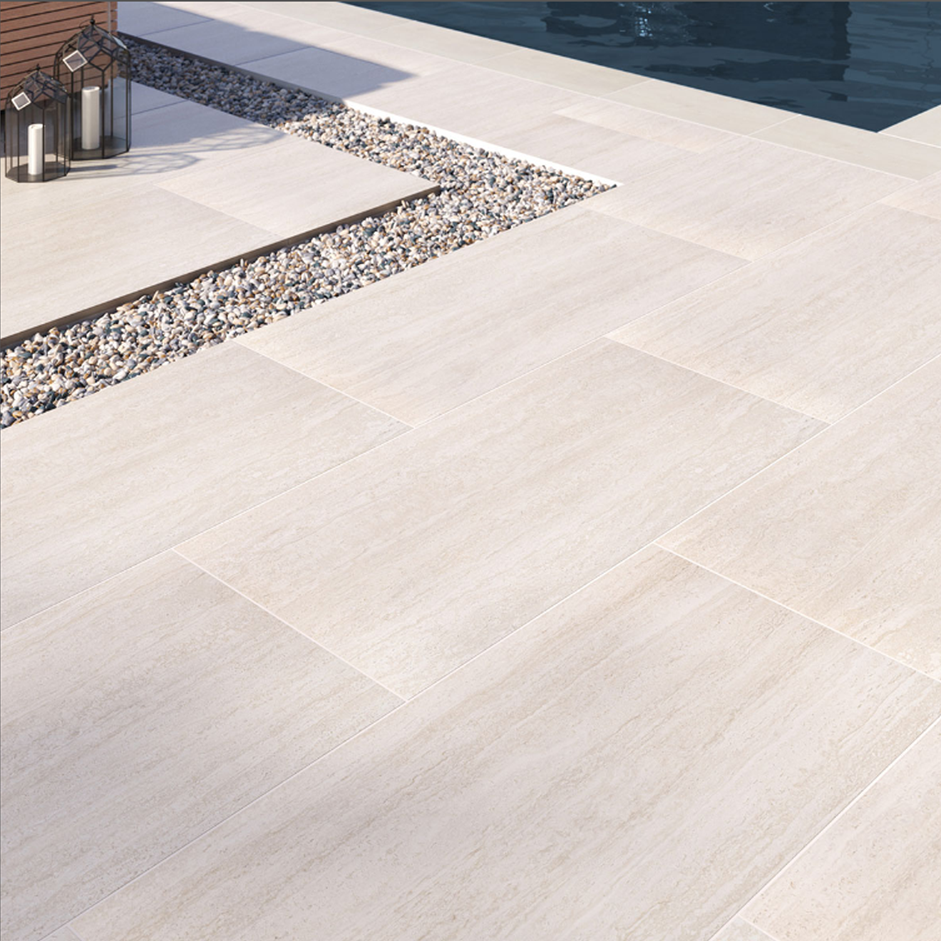 Arterra Paver Cordova LaBlanca Matte 24"X48"X2CM