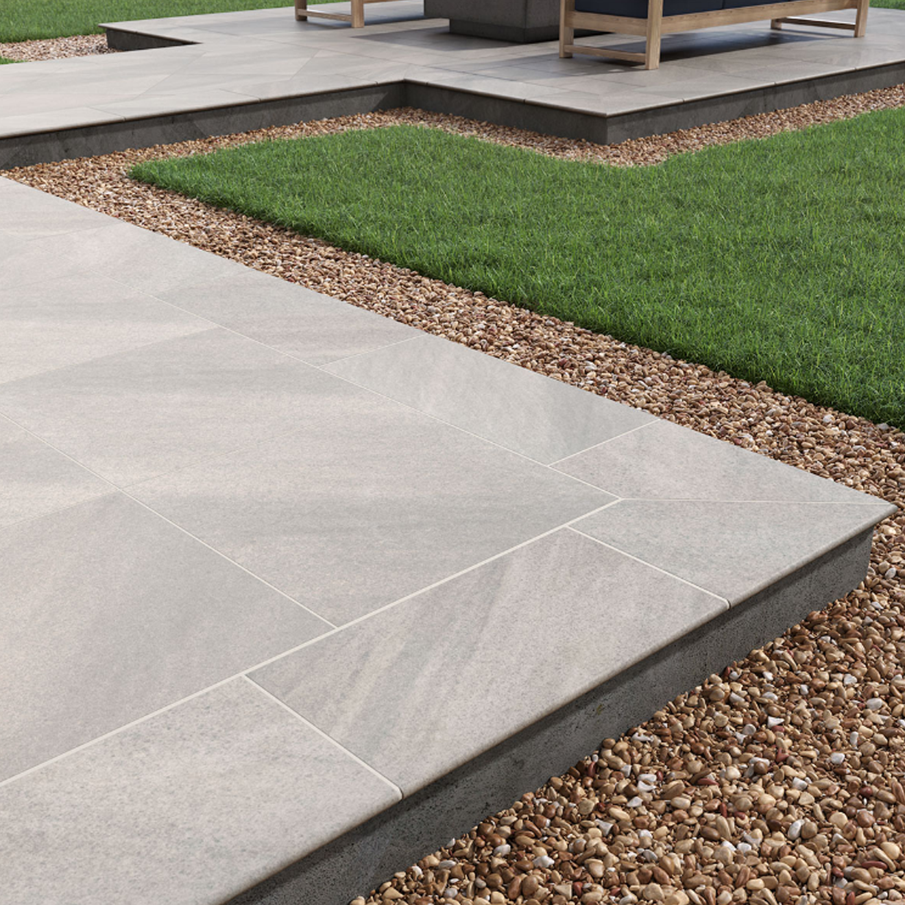Arterra Paver Fossil Snow Matte 24"X24"X2CM