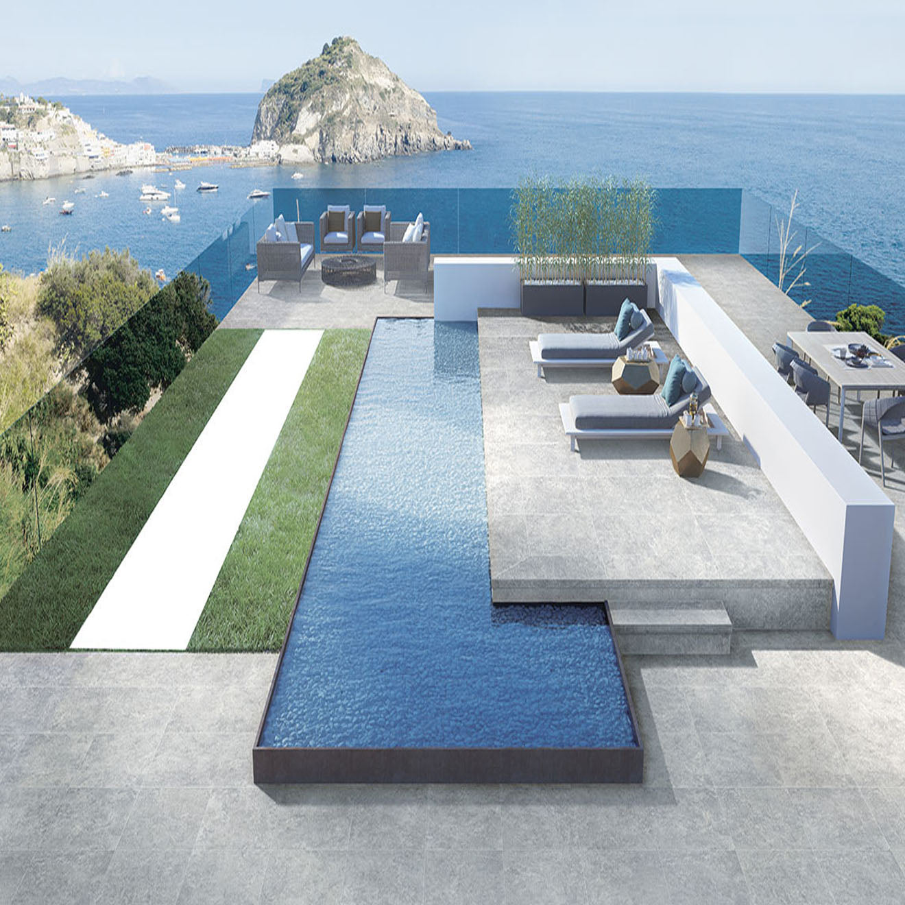 Arterra Paver Legions Lunar Silver Matte 24"X24"X2CM