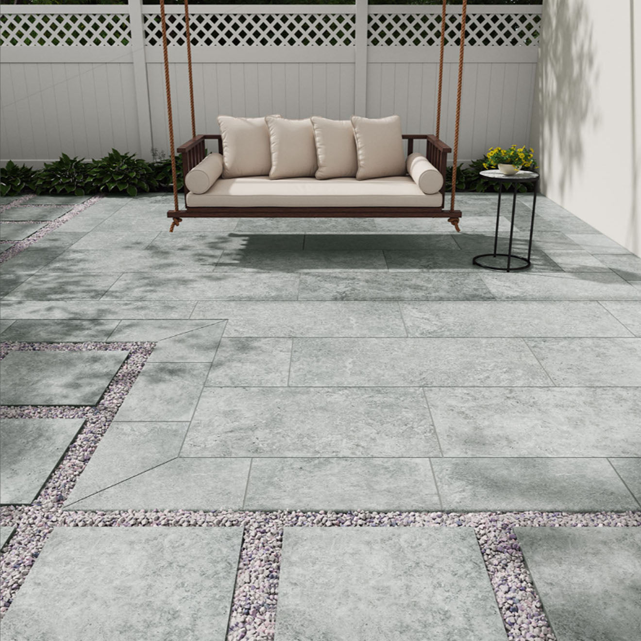 Arterra Paver Legions Lunar Silver Matte 24"X24"X2CM