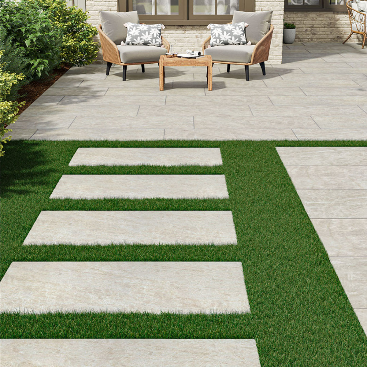 Arterra Paver Legions Taja Ivory Matte 24"X24"X2CM