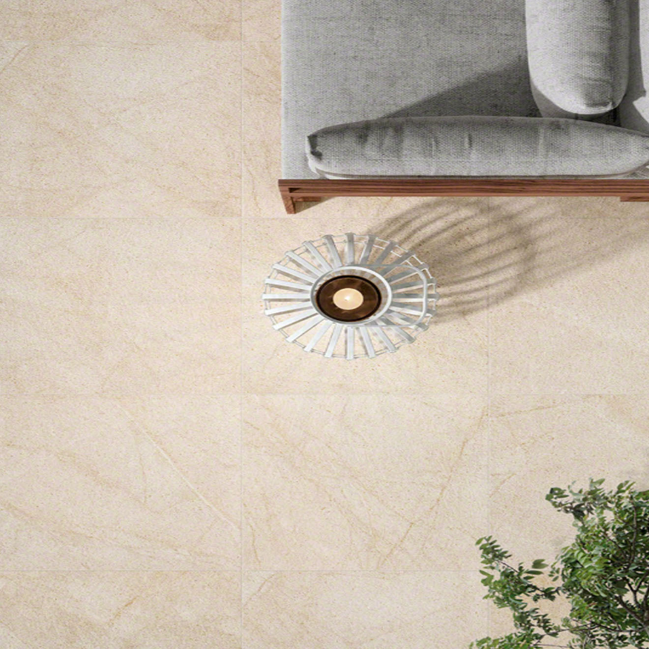 Arterra Paver LivingStyle Cream  Matte 24"X24"X2CM