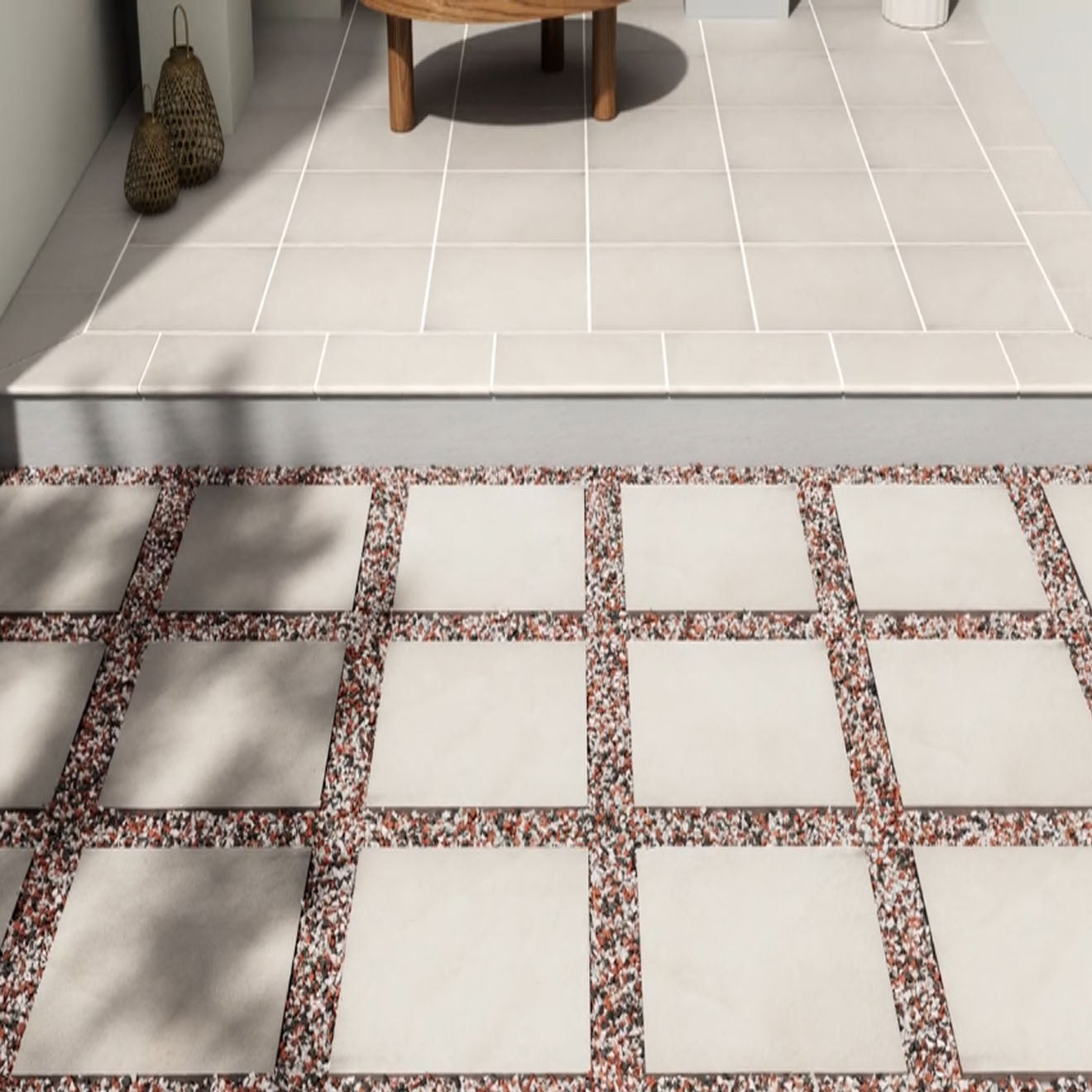 Arterra Paver LivingStyle Cream  Matte 24"X24"X2CM