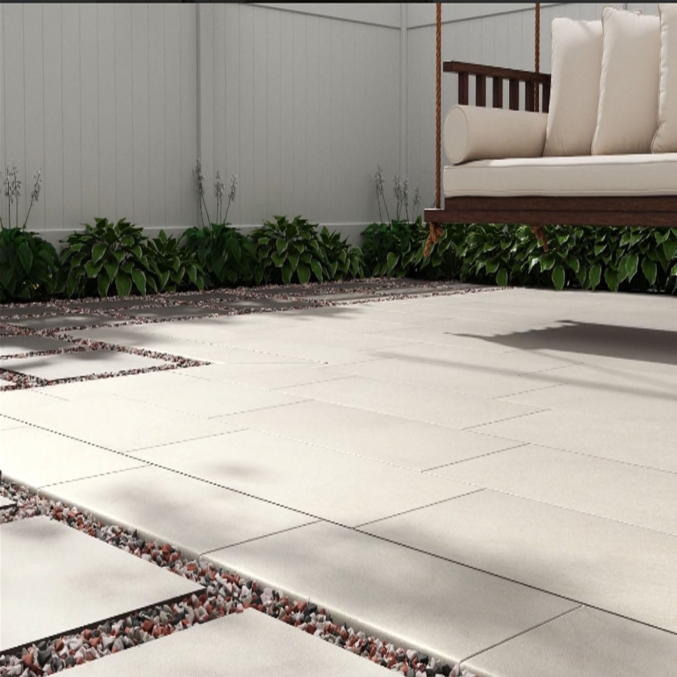 Arterra Paver LivingStyle Cream  Matte 24"X24"X2CM