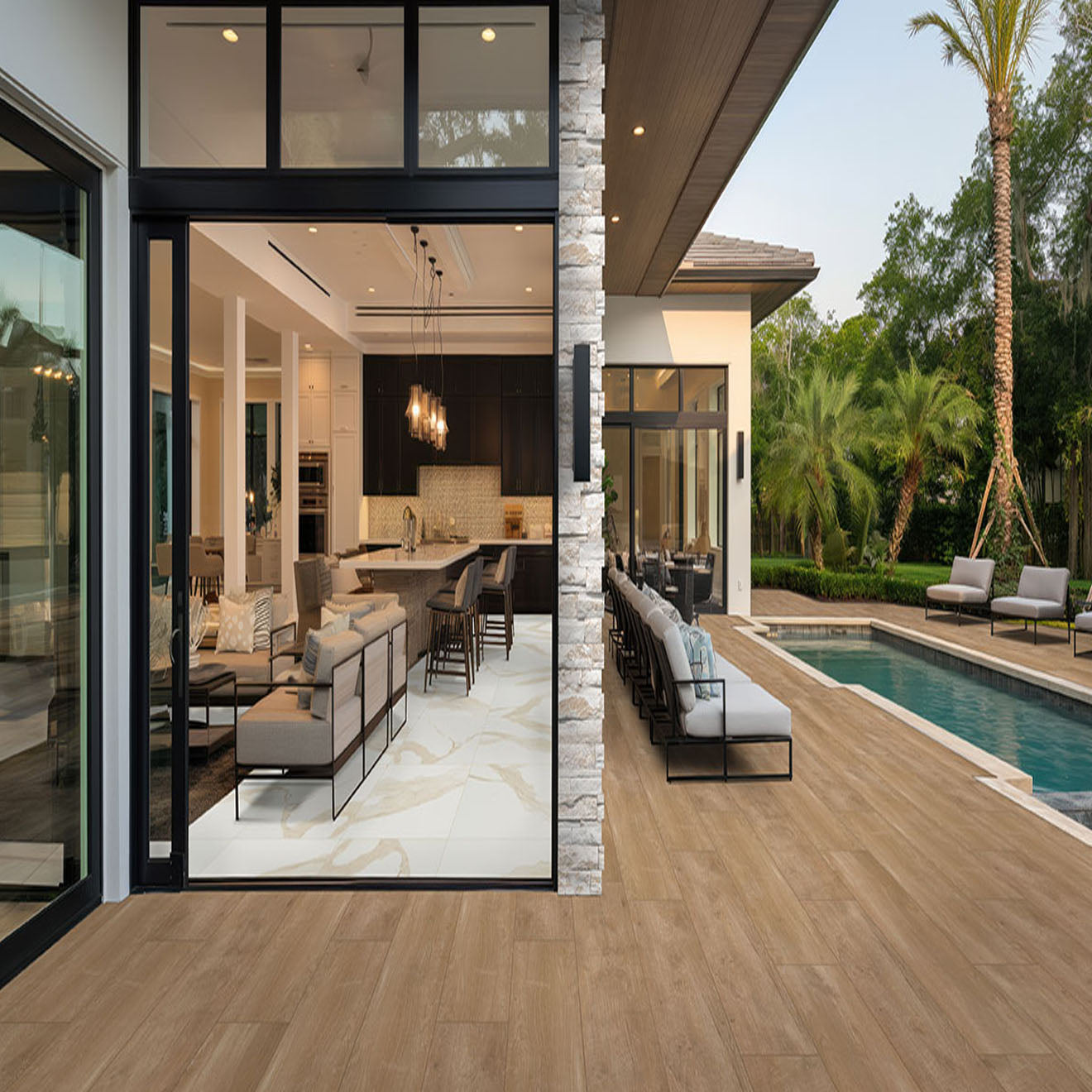 Arterra Paver Lucas Betulla  Matte 12"X48"X2CM