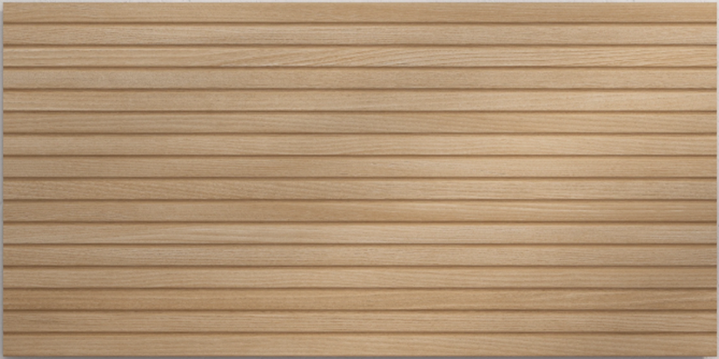 Strata Roble Ribbed Matte 3D Deco 24" X 48"