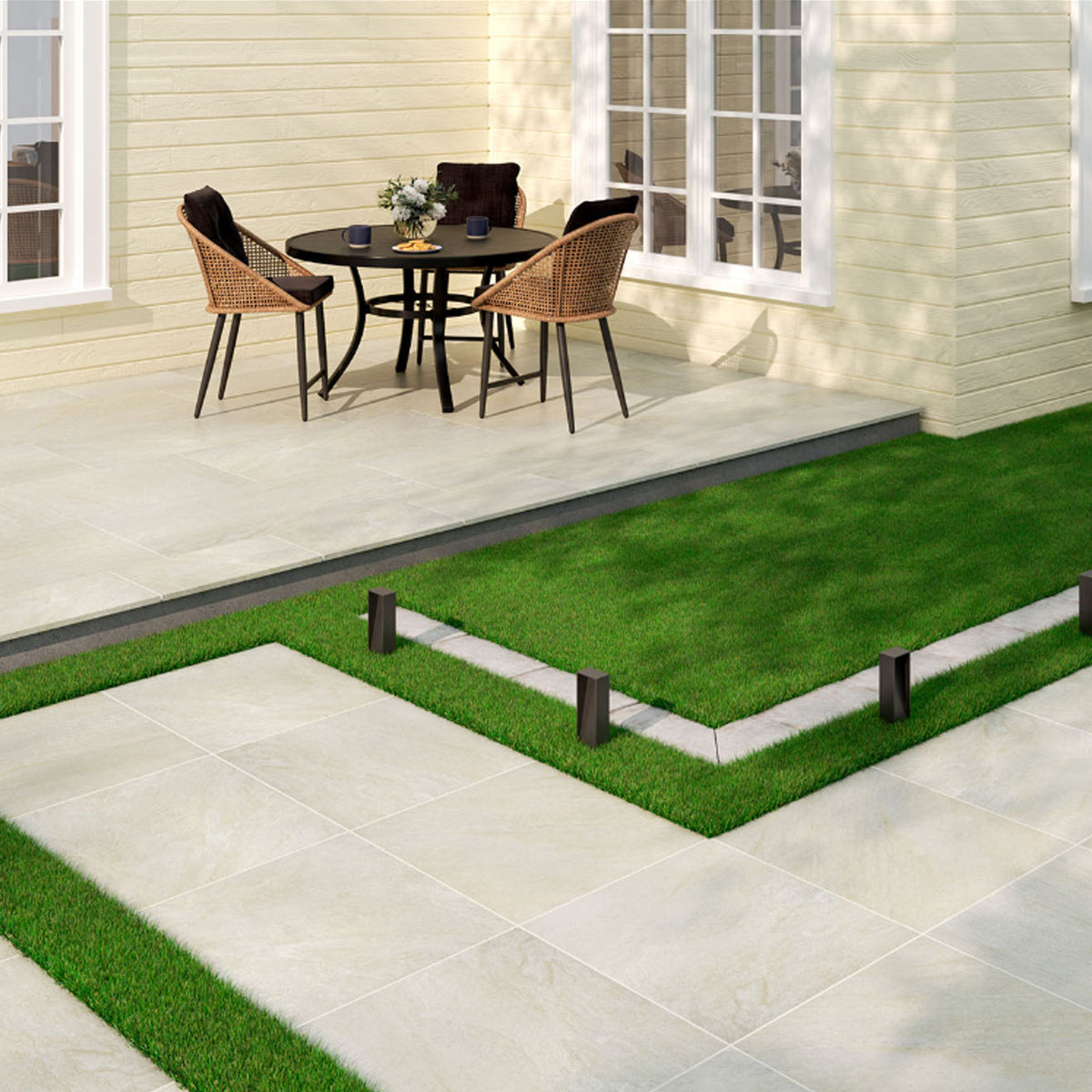 Arterra Paver Legions Quartz White Matte 24"X24"X2CM