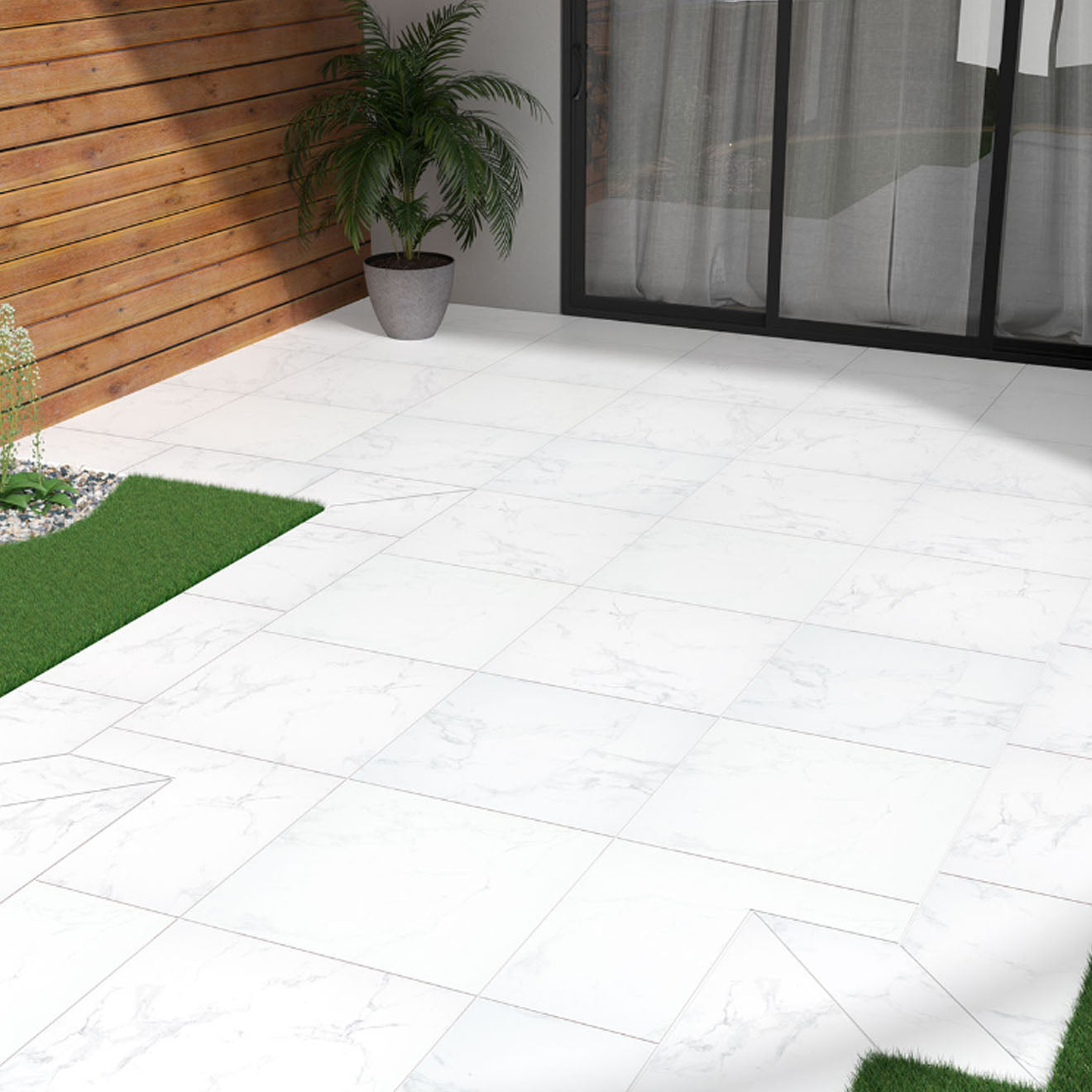 Arterra Paver Praia Carrara Matte 24"X24"X2CM