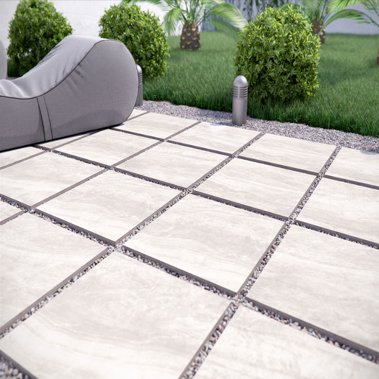 Arterra Paver Praia Grey Matte 24"X24"X2CM
