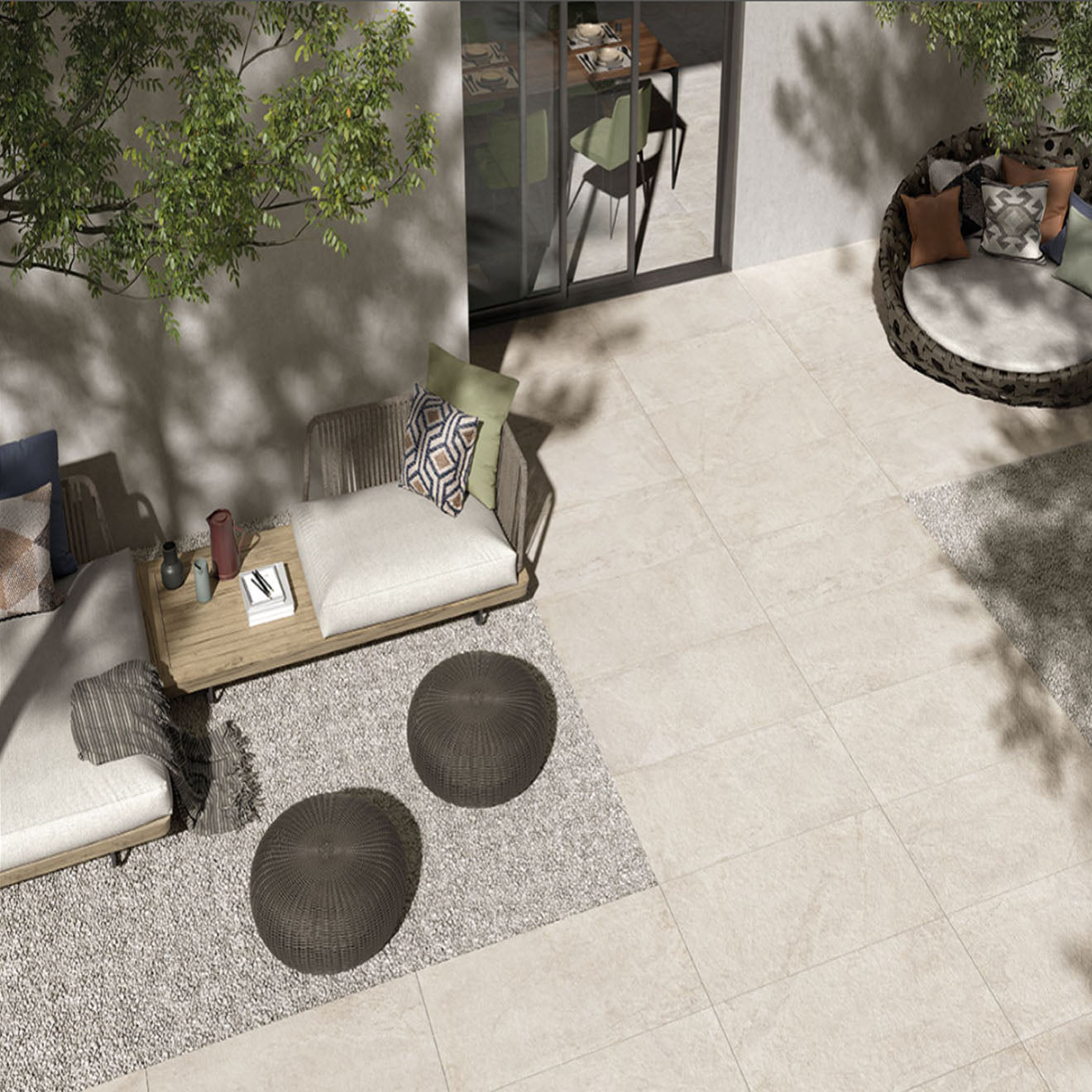 Arterra Paver Soreno Ivory Matte 24"X24"X2CM