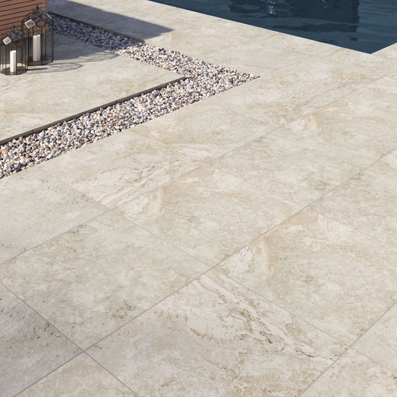 Arterra Paver Trevi Silver Matte 24"X24"X2CM